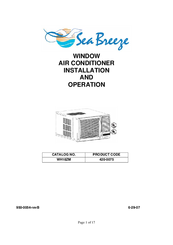 Sea Breeze 420-0075 Installation And Operation Manual