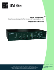 Listen AmpConnect ISC Instruction Manual