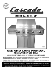 Cascade X2000 Use And Care Manual