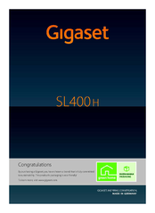 Gigaset SL400h User Manual