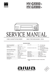 Aiwa HV-GX950 K Service Manual