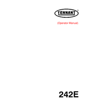 Tennant 242E Operator's Manual