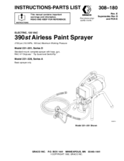 Graco 231-328 Instructions-Parts List Manual