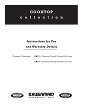 Kleenmaid CH17 Instructions For Use Manual