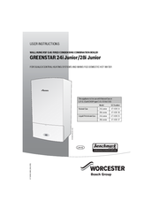 Worcester greenstar junior 28i MK5 eau chaude 14P il 87161066850 original 