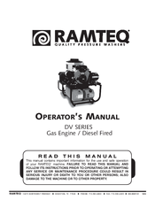 Ramteq DV SERIES Operator's Manual