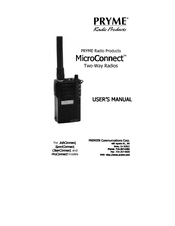 PRYME Radio Product MicroConnect User Manual