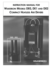 Wilkerson DE2 Instruction Manual