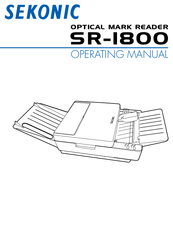 Sekonic SR-1800 Operating Manual