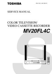 Toshiba MV20FL4C Service Manual