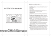 Lasonic E-6914 Operation Manual