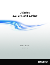 Christie J Series 3.0 kW Setup Manual