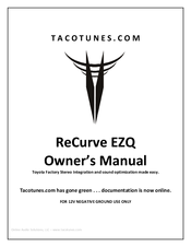 Tacotunes.com ReCurve EZQ Owner's Manual