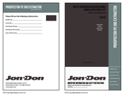 Jon-Don 100 PSI Operation And Maintenance Manual