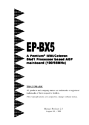 EPOX EP-BX5 User Manual