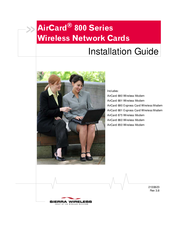 Sierra Wireless AirCard 875 Wireless ModemAirCard 860 Wireless Modem Installation Manual