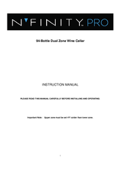 N’Finity Pro 268 94 Instruction Manual