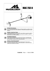 McCulloch MAC 250 B Instruction Manual
