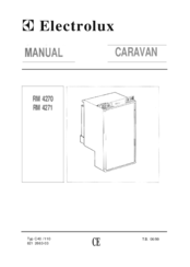 Electrolux CARAVAN RM 4270 User Manual