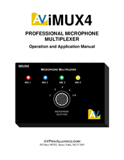 AVProAlliance AViMUX4 Operation And Application Manual