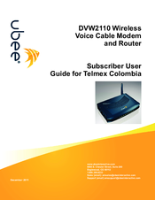 Ubee DVW2110 User Manual