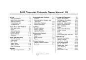 Chevrolet COLORADO 2011 Owner's Manual