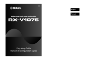 Yamaha RX-A1030 Easy Setup Manual