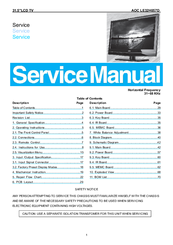 AOC LE32H057D Service Manual