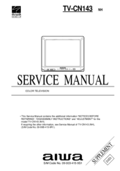 Aiwa TV-CN143 Service Manual