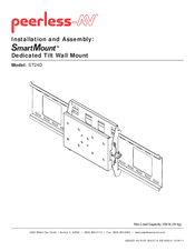 peerless-AV Smartmount ST24D Installation And Assembly Manual