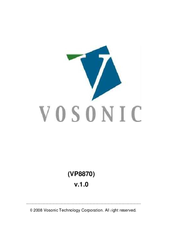 Vosonic VP8870 User Manual
