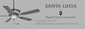 SANTA LUCIA 5,554,006 Instruction Manual Warranty Certificate