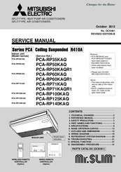 Mitsubishi PCA-RP50KAQR Service Manual