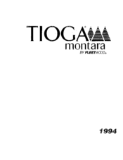 Fleetwood Tioga montara 1994 Owner's Manual
