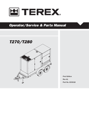 Terex T270 Operator, Service & Parts Manual