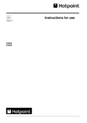 Hotpoint HXB6DX Instructions For Use Manual
