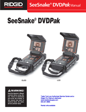 RIDGID SeeSnake DVDPak User Manual