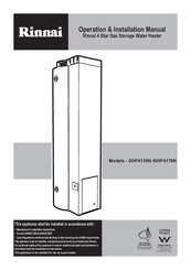 Rinnai GHF4135N Manuals | ManualsLib
