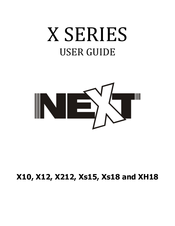 Next X-line Xs15 User Manual
