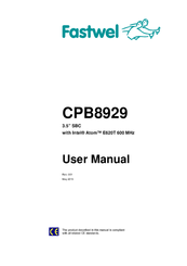 Fastwel CPB8929 User Manual