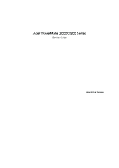 Acer TravelMate 2500 Series Service Manual
