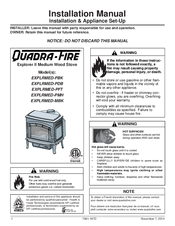 Quadra-Fire Explorer II Medium Instruction Manual