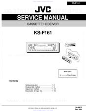 JVC KS-F161 Service Manual