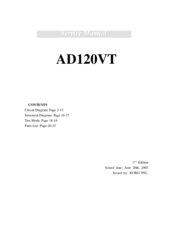 Korg AD120VT Service Manual