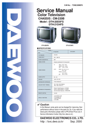 Daewoo DTH-21D4FS Service Manual