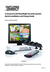 Security Cameras Direct ECO4IR Quick Installation And Setup Manual