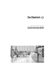 Dedietrich Dishwasher Instructions For Use Manual