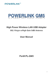 Powerlink PL-GM5 User Manual