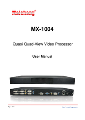 Meicheng MX-1004 User Manual