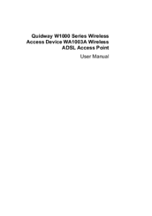 Huawei Quidway WA1003A User Manual
